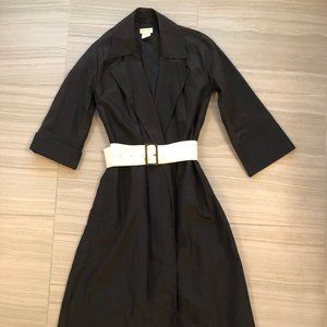 Vintage Dries van Noten Belted Open Coat Dress